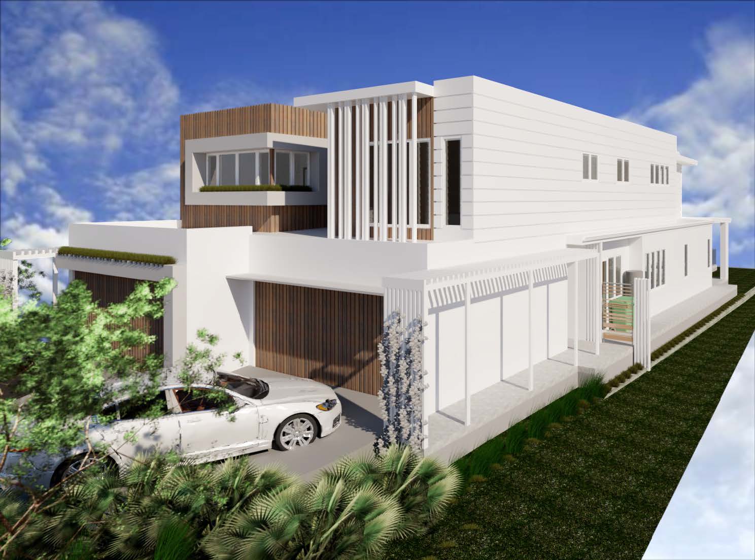 new duplex two storey build pandanus avenue coolum beach build by signature construction australia